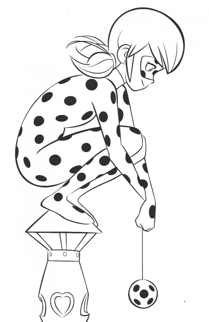 Miraculous Ladybug Coloring Page Free Printable Templates