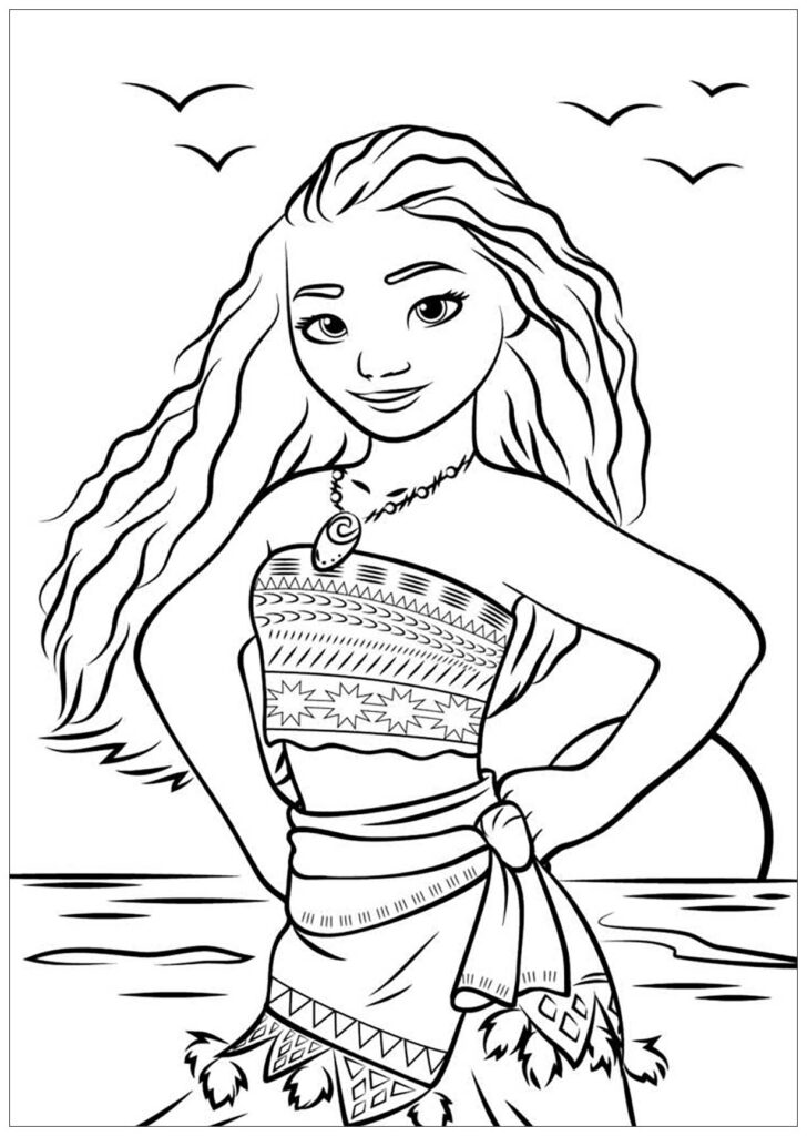 Moana Coloring Pages Printable