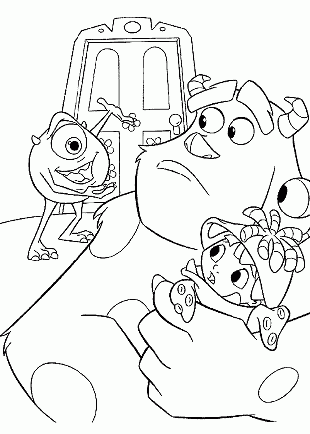 Monsters Inc Coloring Pages Best Coloring Pages For Kids
