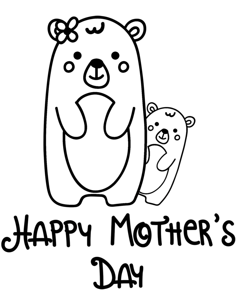 Mother s Day Free Printable Coloring Pages