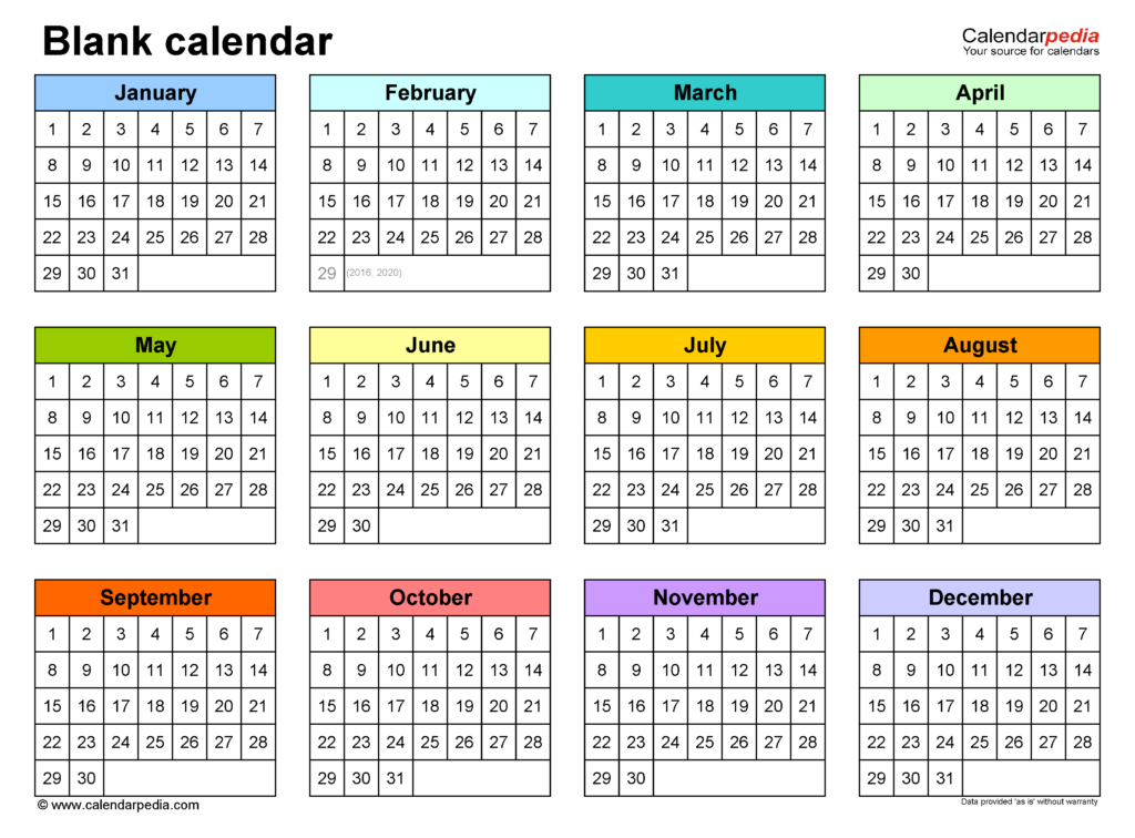 Ms Word Calendar Template Calendar Templates In Word Free Printable 