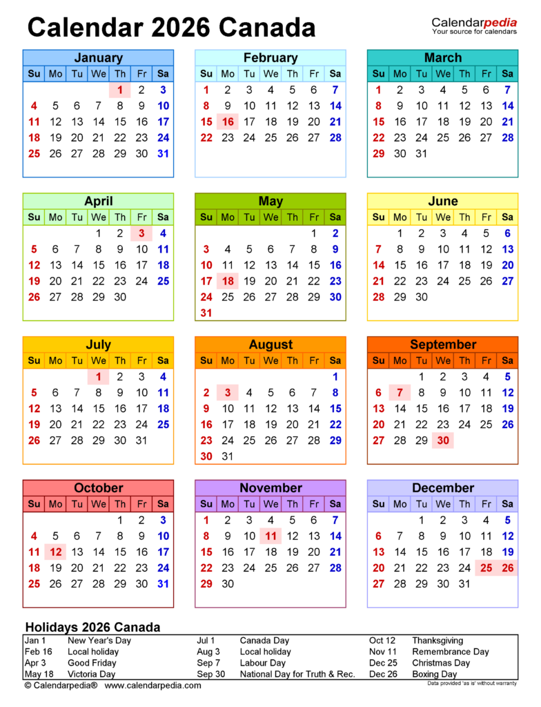 Navigating The Canadian Calendar A Guide To Holidays In 2026