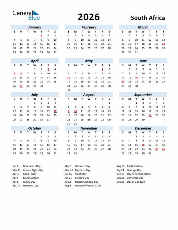 Navigating The Year A Comprehensive Guide To Public Holidays In South 