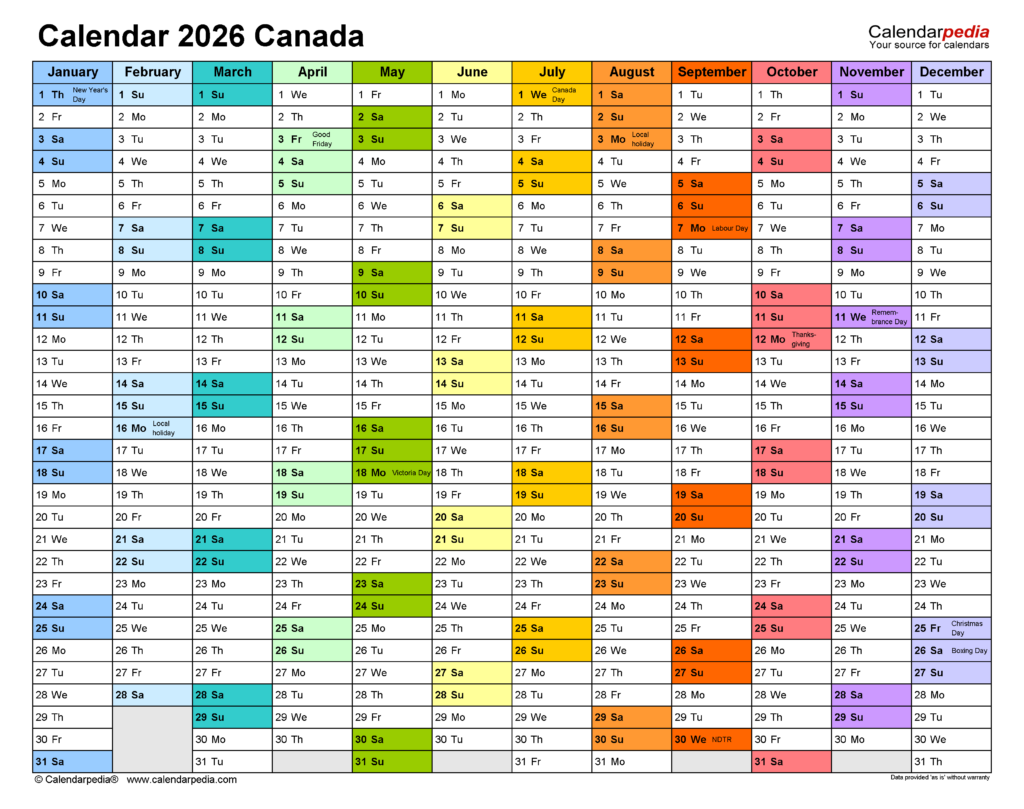 Navigating The Year A Comprehensive Guide To The 2026 Canadian Holiday 