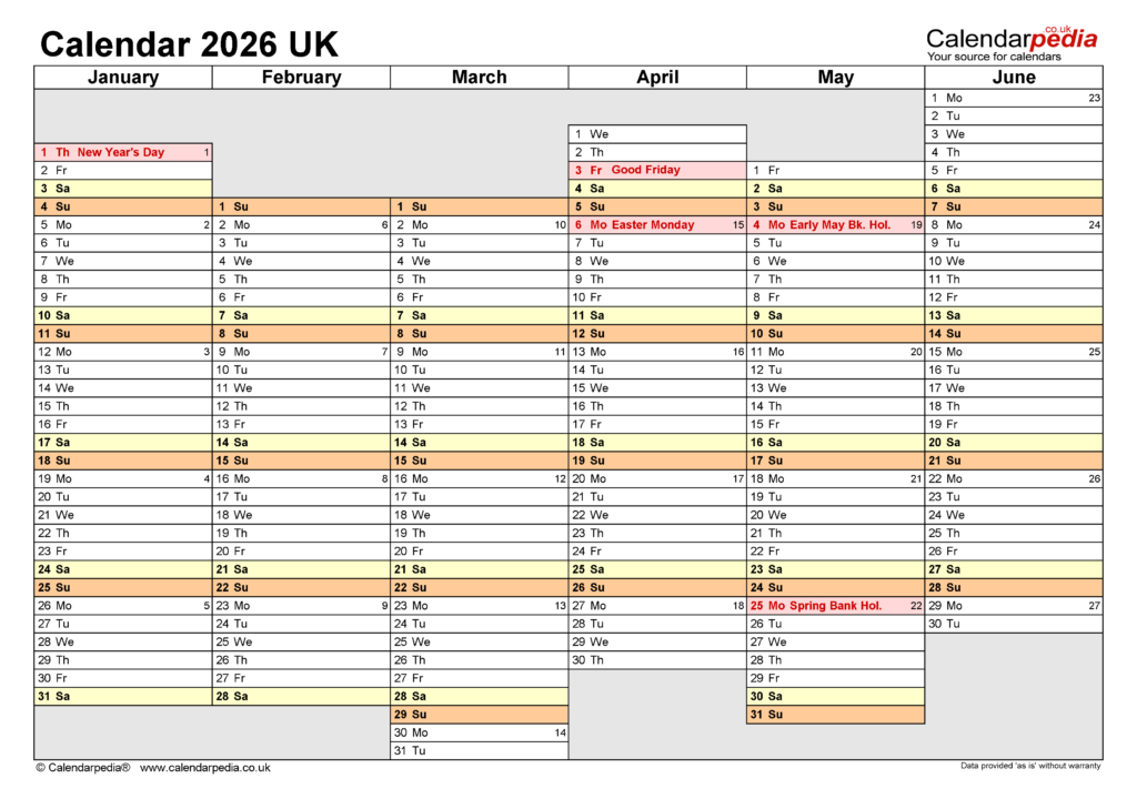 Navigating The Year Ahead A Guide To Free Printable Calendars For 2026 