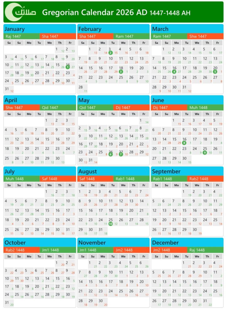 Navigating Time Understanding The 2026 Saudi Arabia Calendar School 