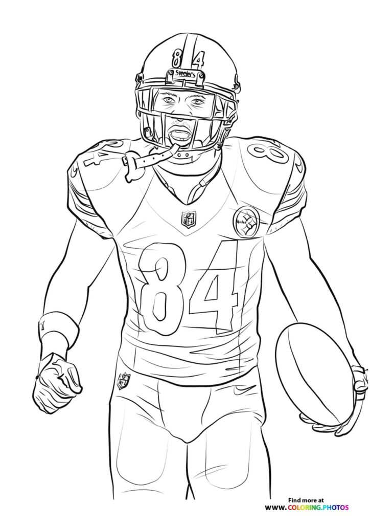 NFL Football Coloring Pages For Kids Free And Easy Print Or Download
