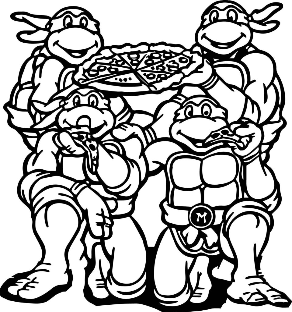 Ninja Turtles Colouring Pages Printable Printable Word Searches
