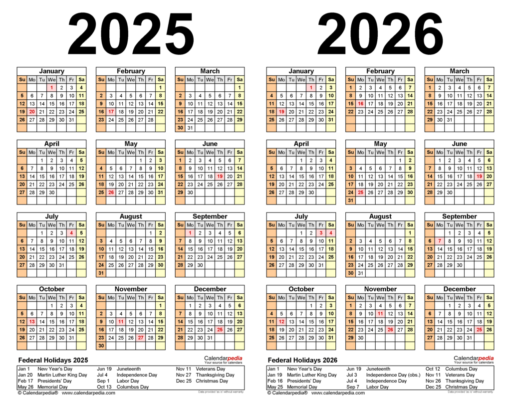 October 2025 Through September 2026 Calendar A Comprehensive Guide 