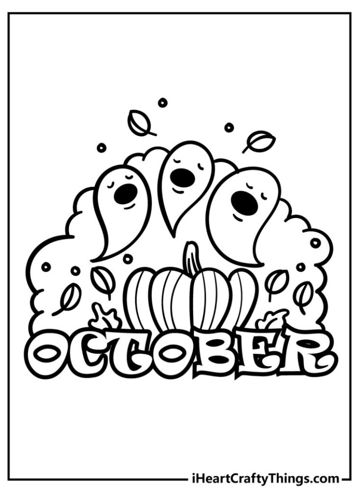 October Coloring Pages 100 Free Printables 