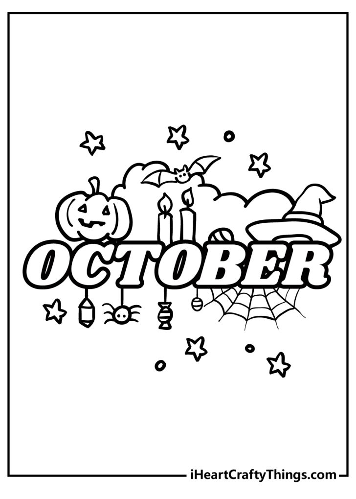 October Coloring Pages 100 Free Printables 
