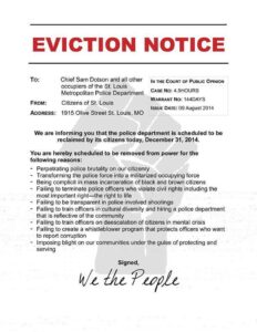 Printable Eviction Notice - Printable We Love Printables