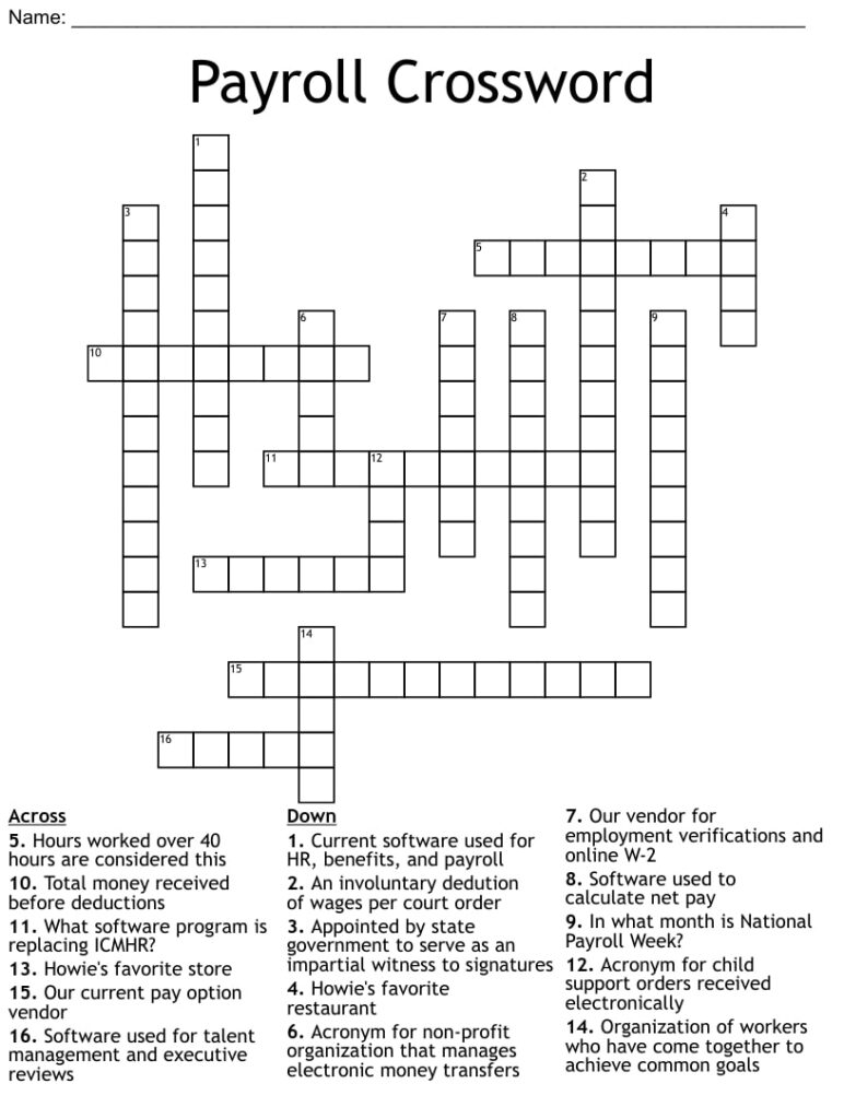 Online Crossword Puzzles Net Printable Printable JD