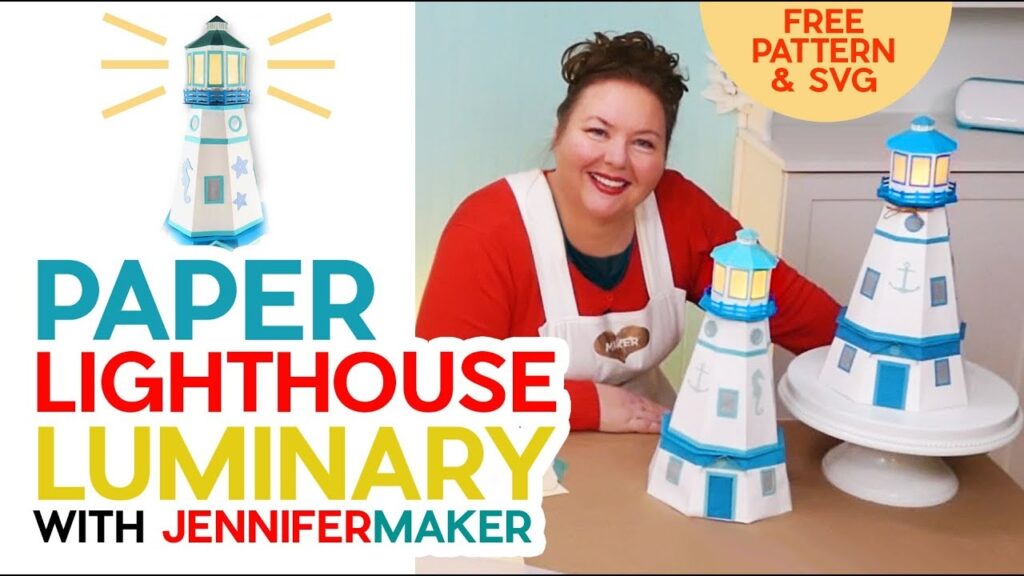 Paper Lighthouse Template A 3D Papercraft Luminary YouTube