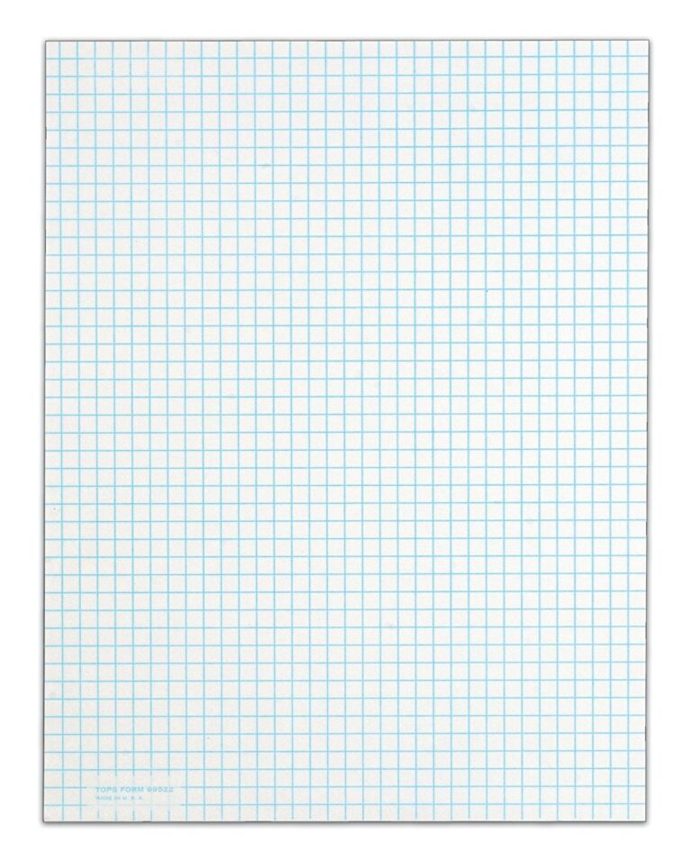 8.5X11 Printable Graph Paper Pdf - Printable We Love Printables