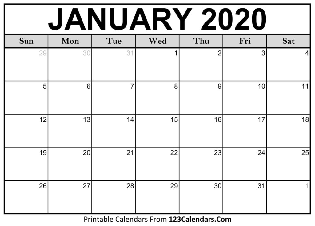 Print Free Calendars Without Downloading