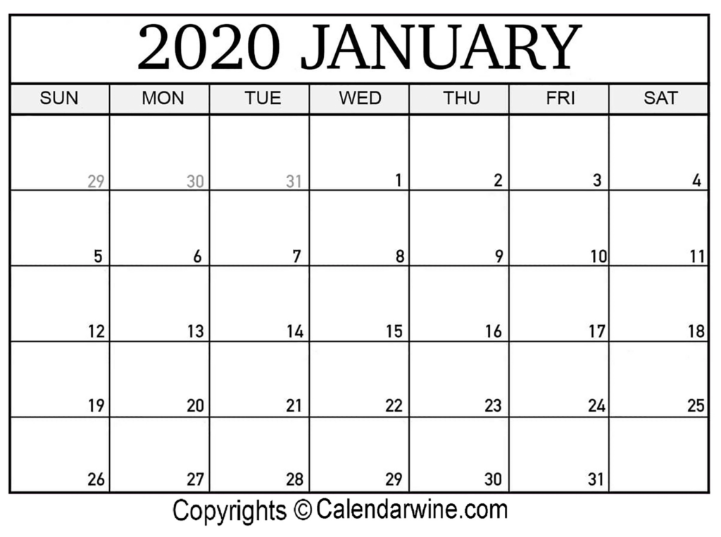 Print Free Calendars Without Downloading Calendar For Planning