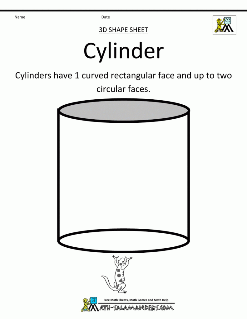Printable 3d Cylinder Template
