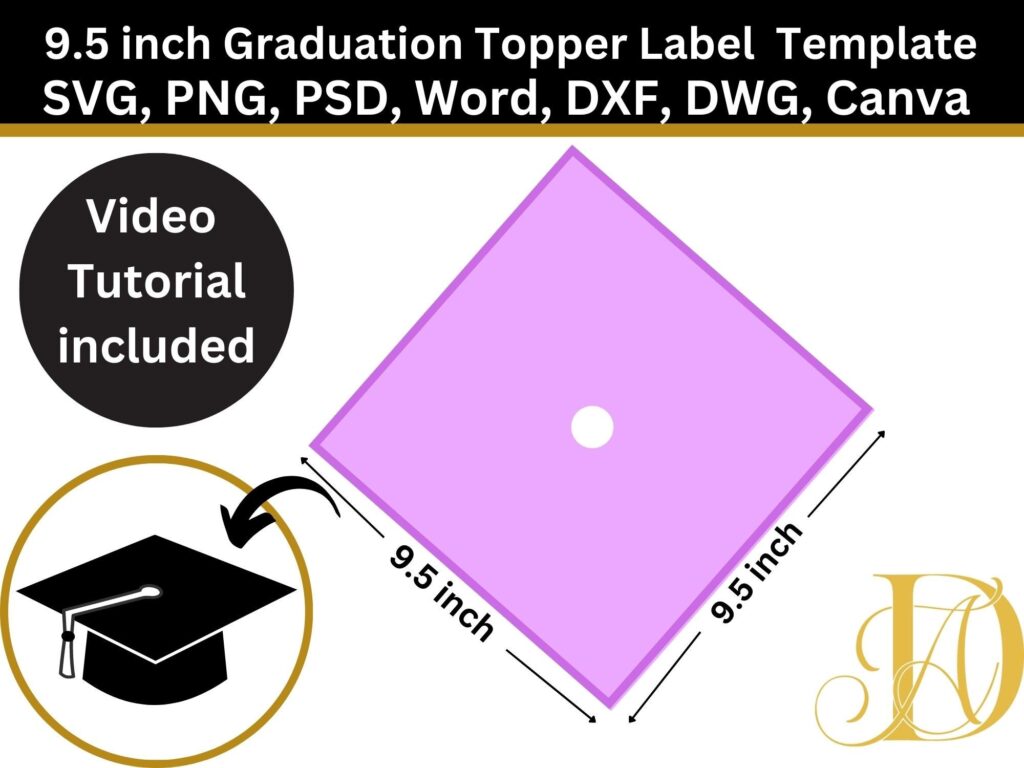 Printable 3d Graduation Cap Template