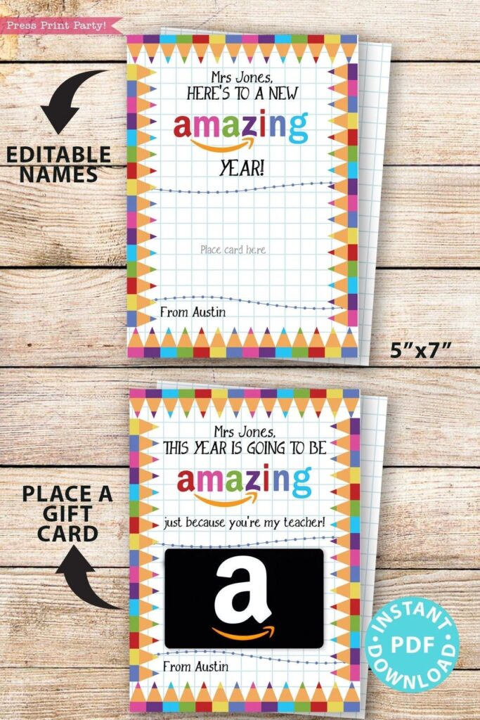 Printable Amazon Gift Cards Printable Lab