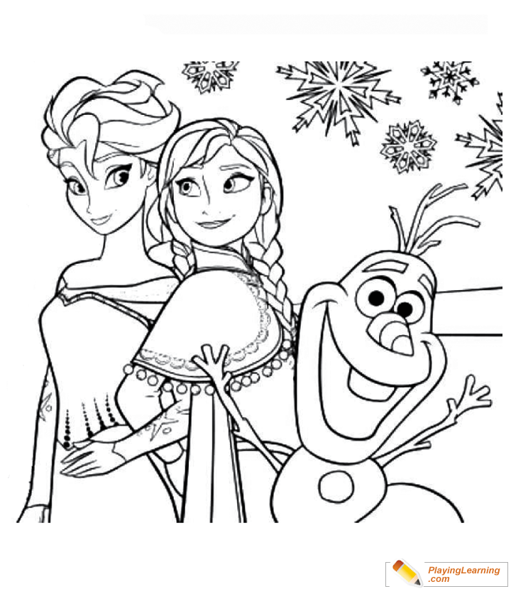 Printable Anna And Elsa Coloring Pages