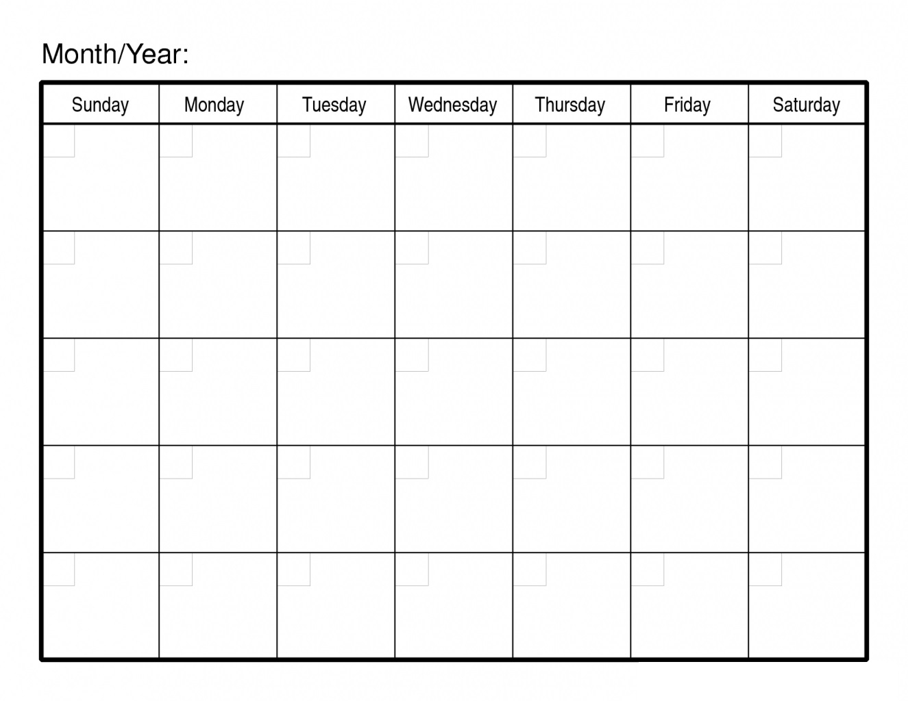 Printable Calendar Day By Day