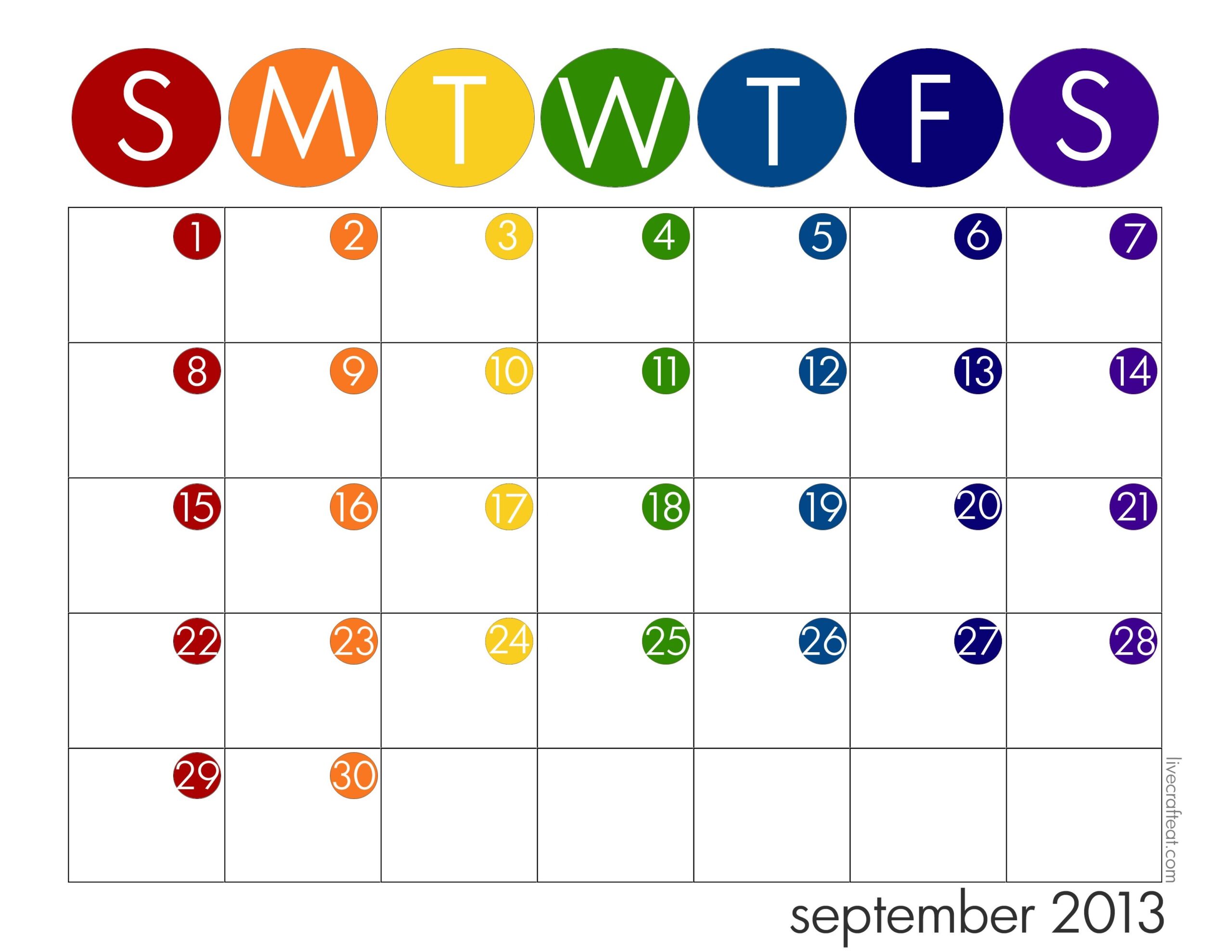 Printable Calendar For Kids