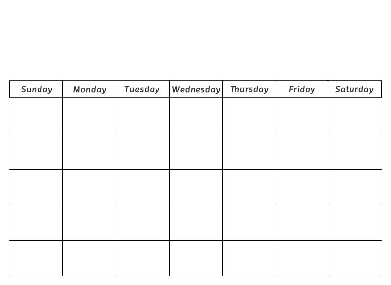 Printable Calendar Range Of Dates Free Printable Templates