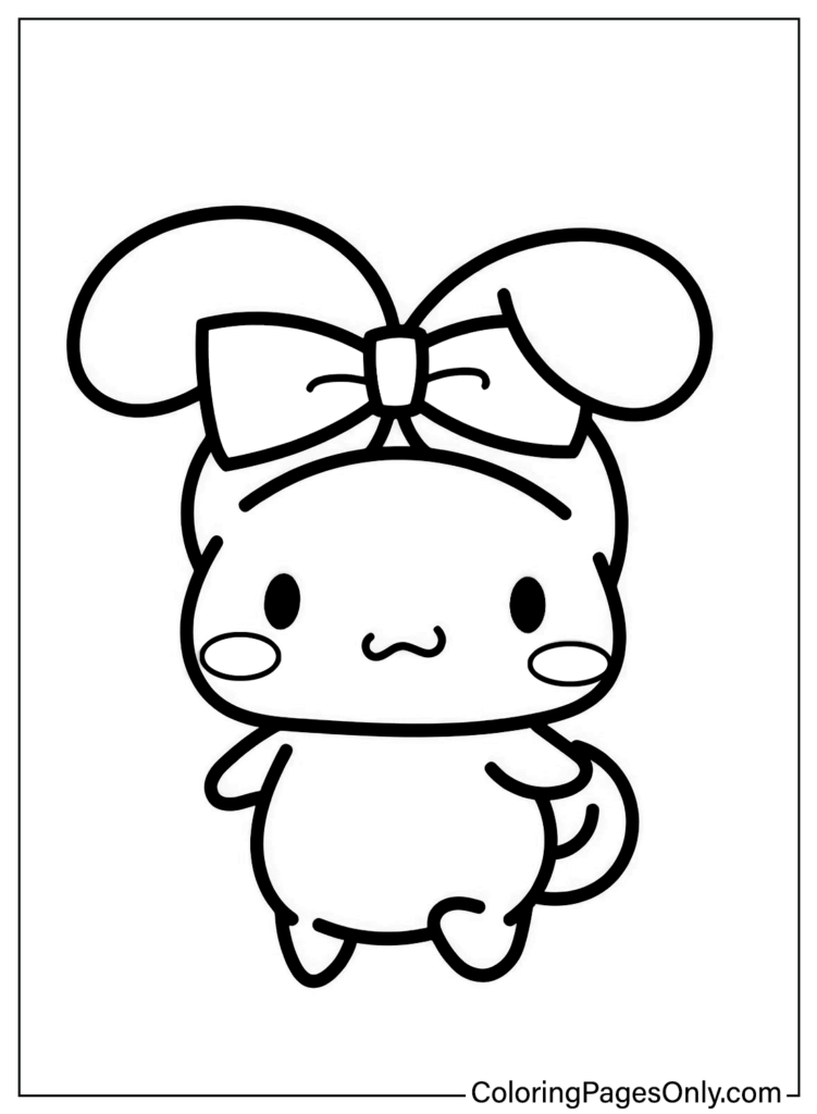 Printable Cinnamoroll Coloring Page Free Printable Coloring Pages