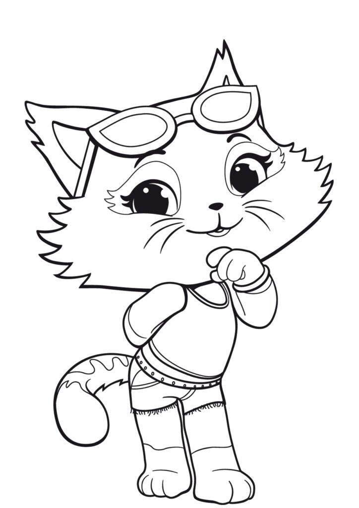 Printable Coloring Pages Cats