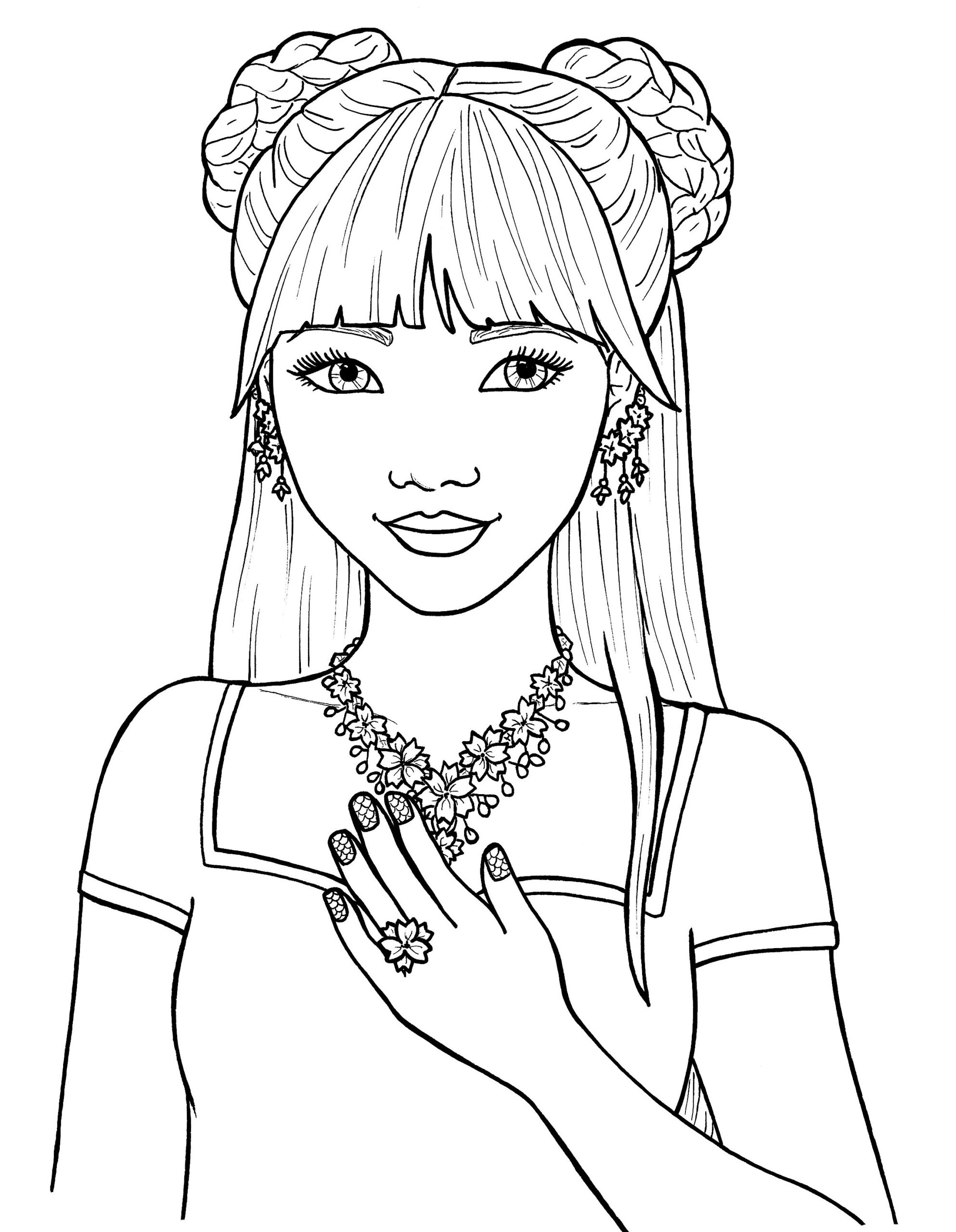 Printable Coloring Pages For Girls At GetColorings Free Printable