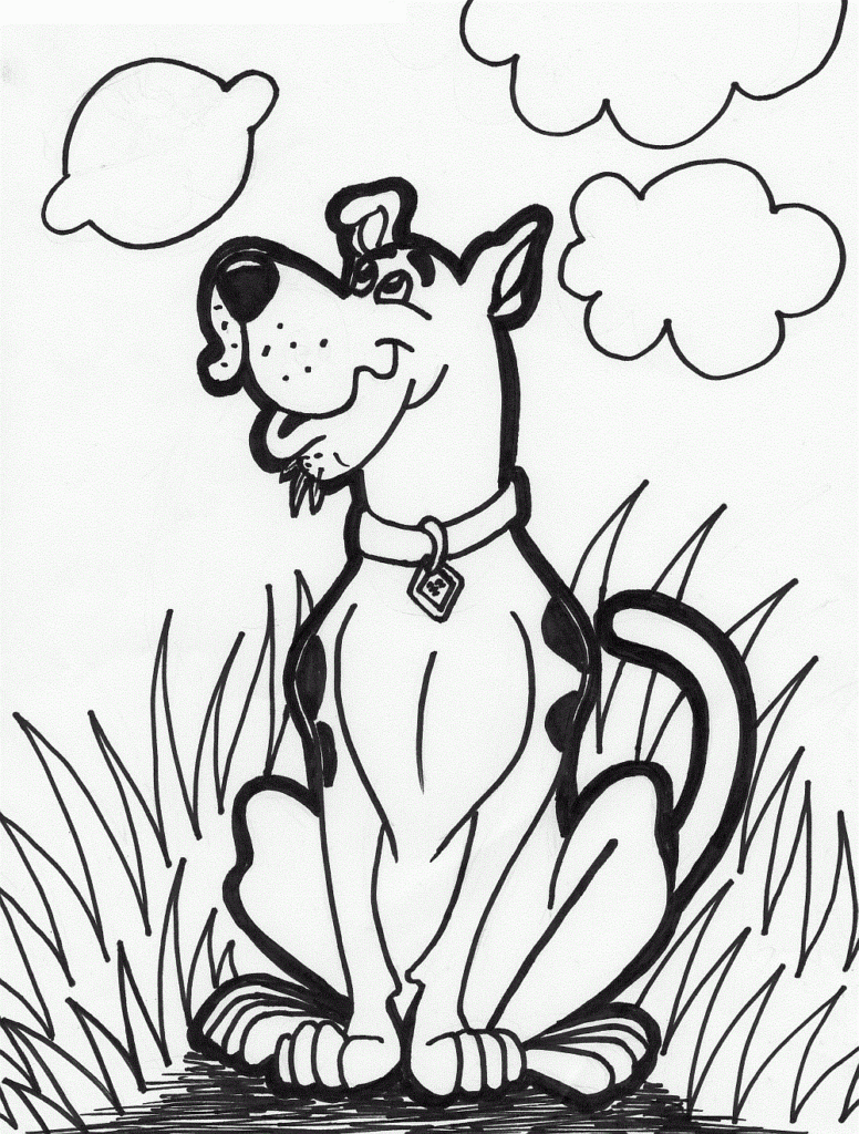 Printable Coloring Pages Scooby Doo