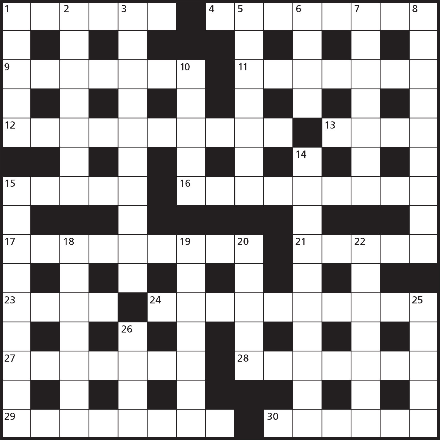 Printable Cryptic Crossword Puzzles