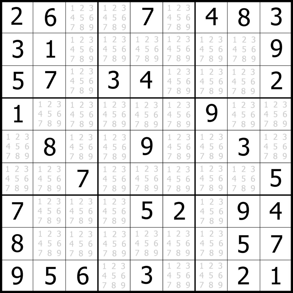 Printable Free Sudoku