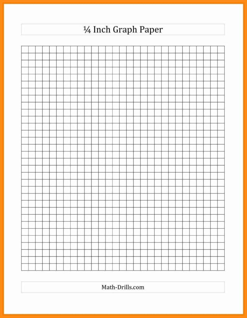 Printable Graph Paper 1 4 Inch