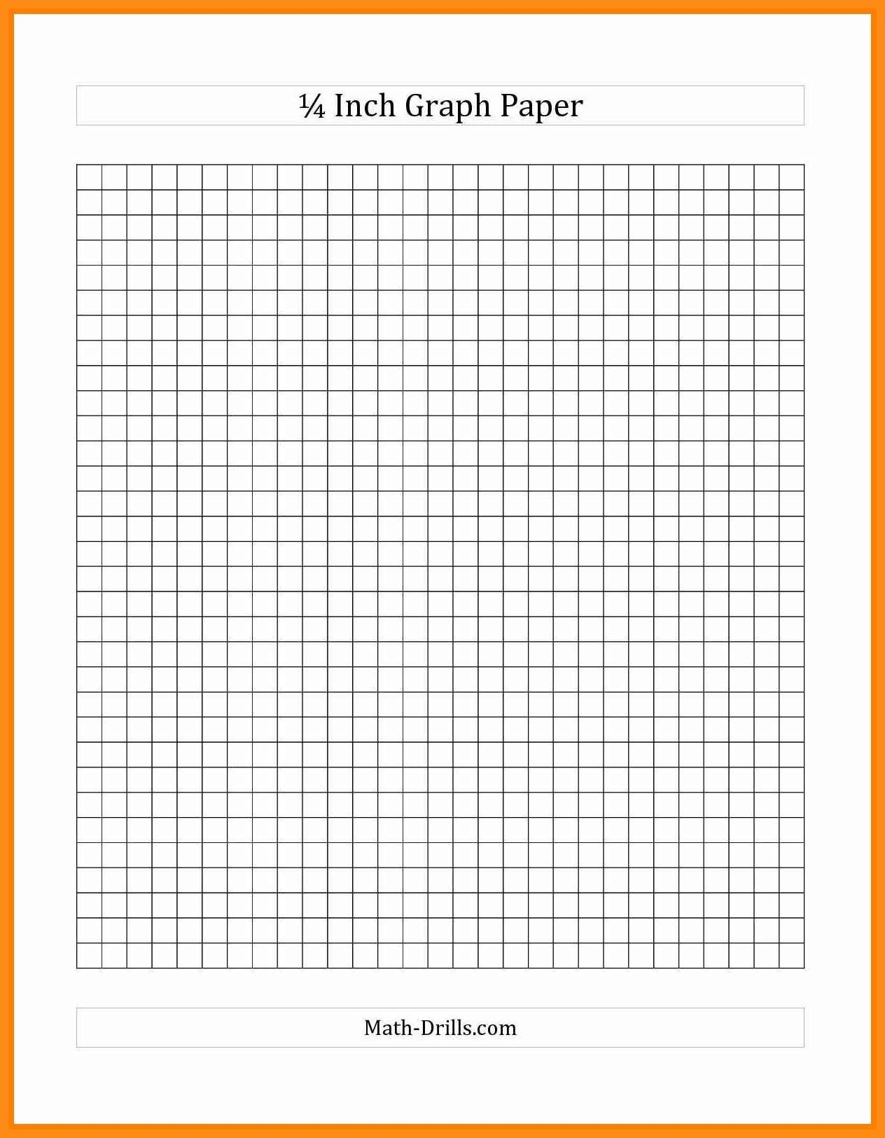 Printable Graph Paper 1 4 Inch