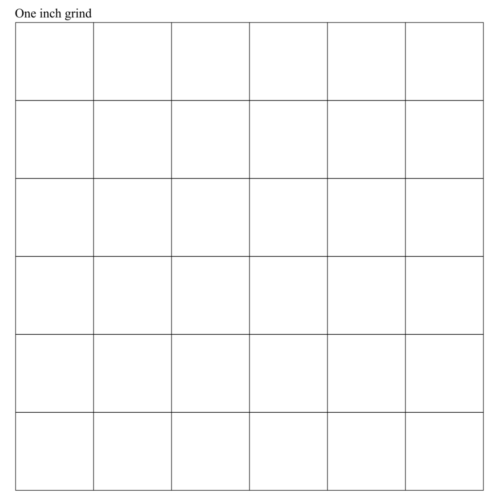 Printable Graph Paper 1 Inch Squares