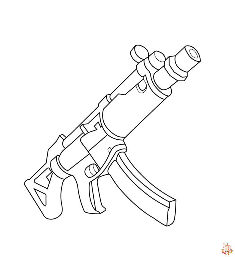 Printable Guns Coloring Pages Free For Kids And Adults