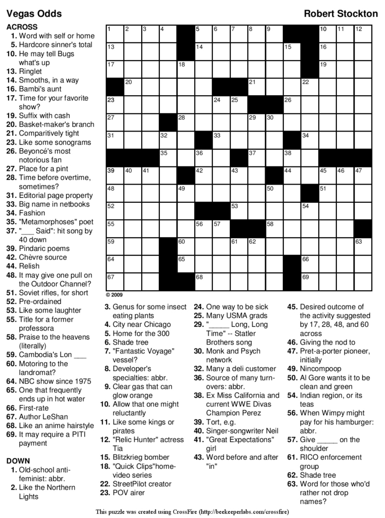 Printable Hard Crossword Puzzles For Adults Printable Crossword Puzzles