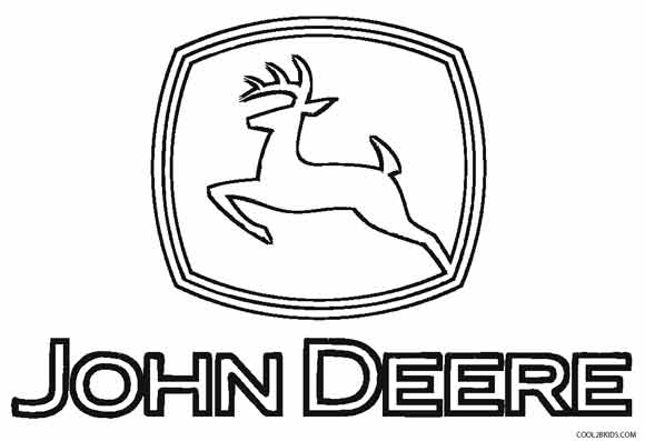 Printable John Deere Coloring Pages For Kids