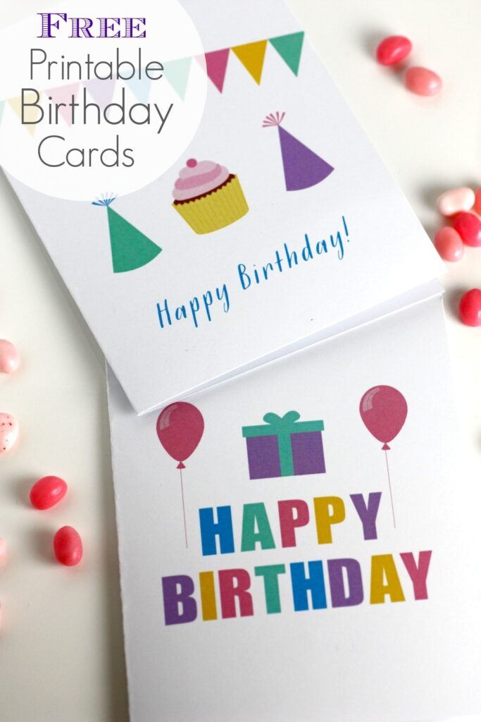 Printable Kids Birthday Cards