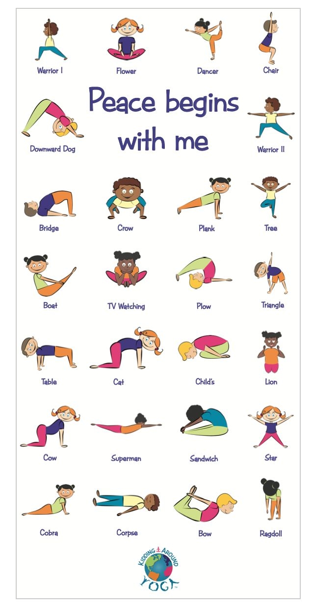 Printable Kids Yoga Poses Chart