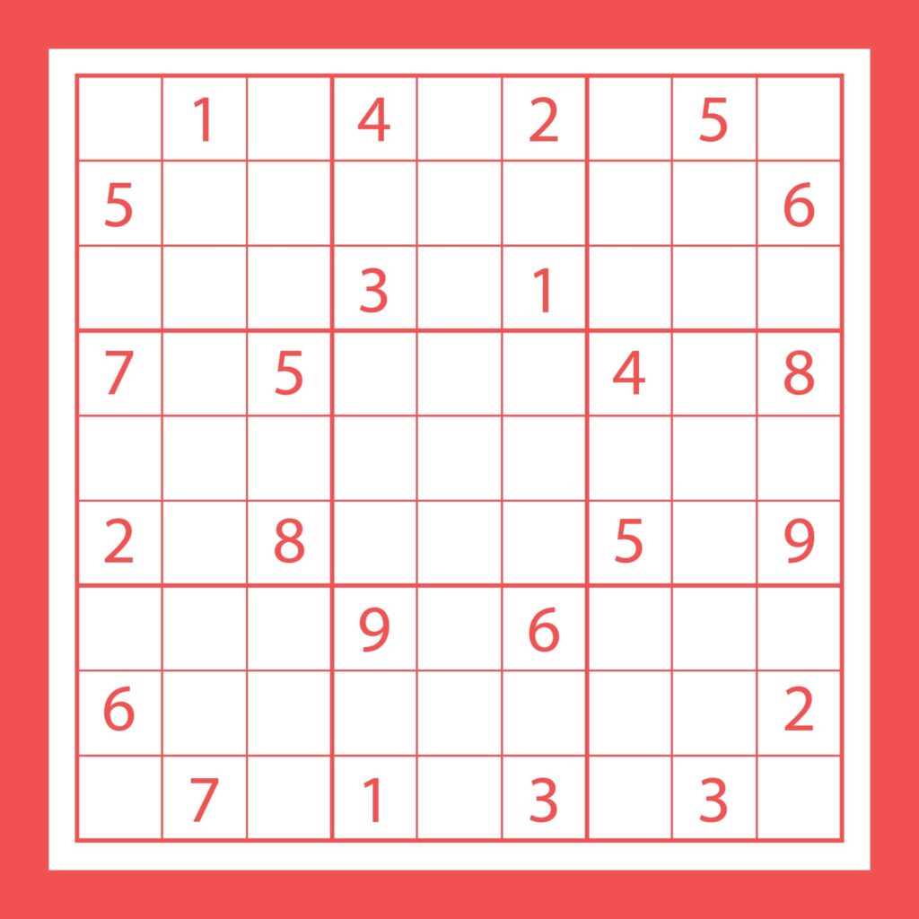 Printable Large Print Sudoku