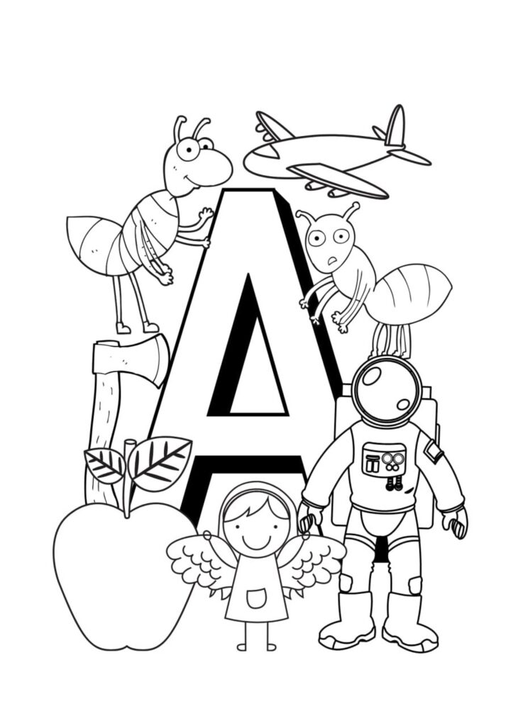 Printable Learning Coloring Pages For Kids