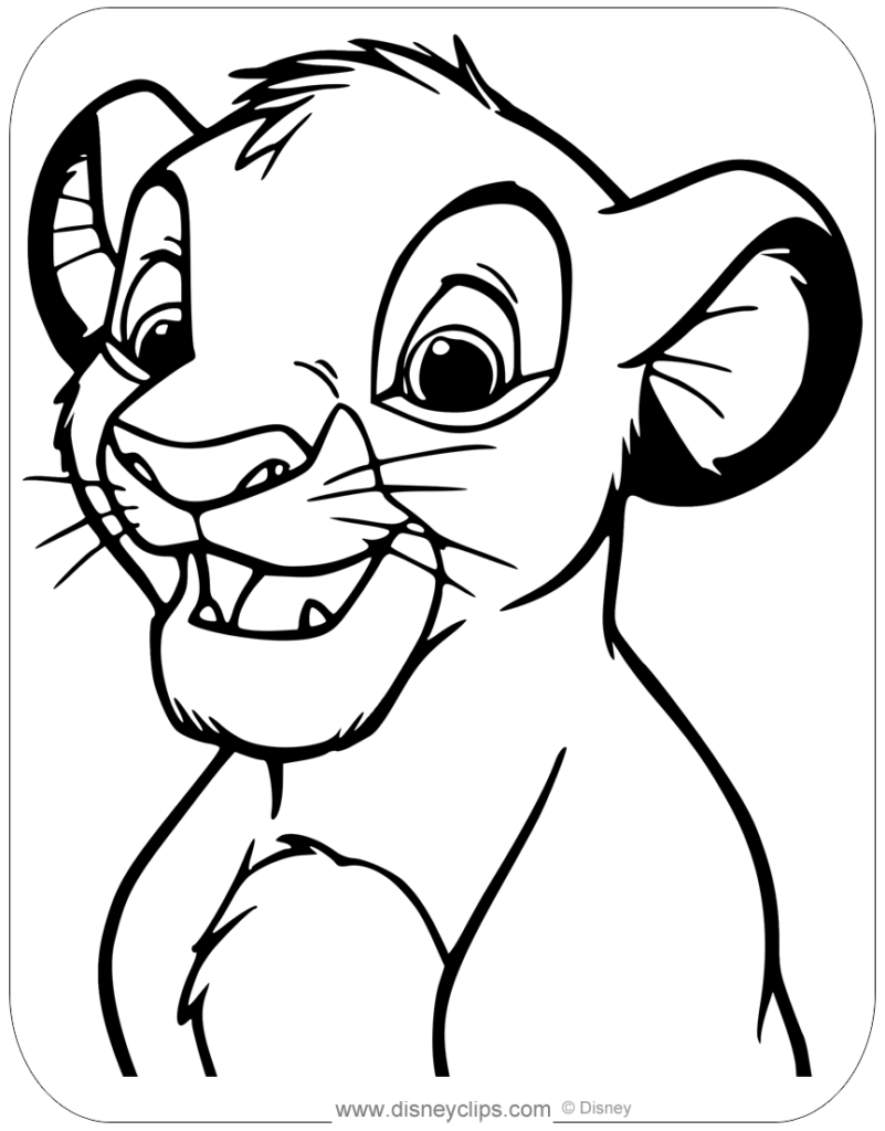 Printable Lion King Coloring Pages