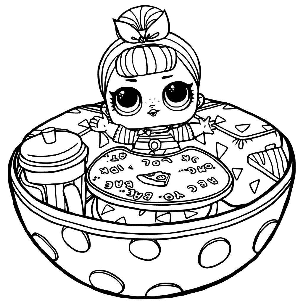 Printable Lol Doll Coloring Pages