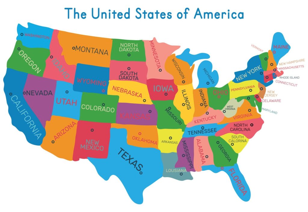 Printable Maps Of United States