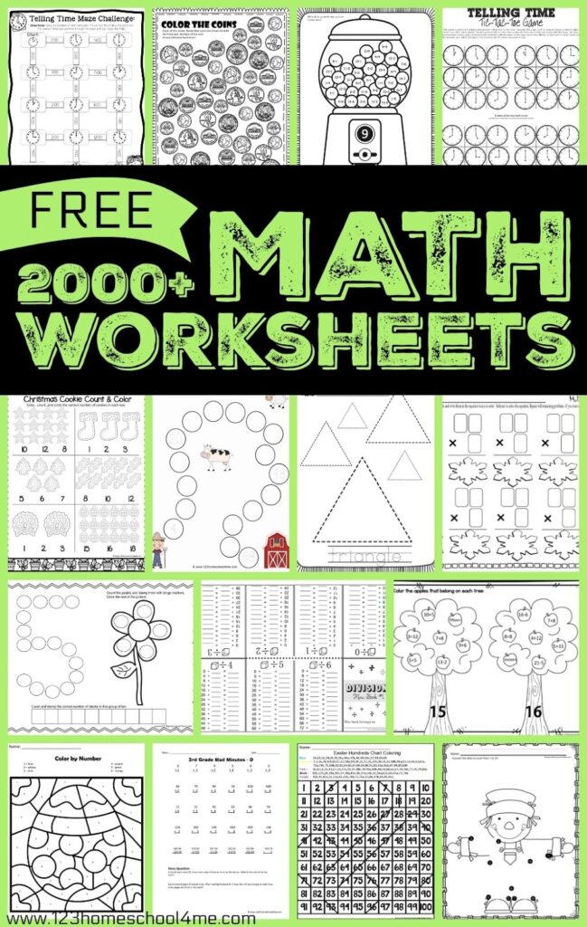 Printable Math Sheets