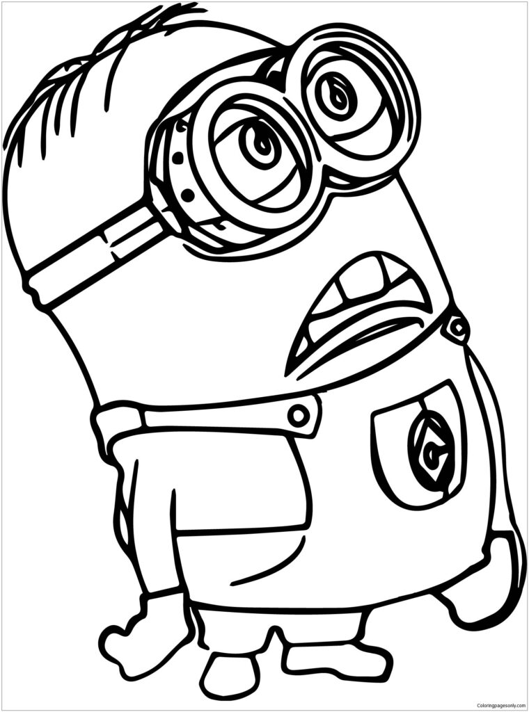 Printable Minion Coloring Pages