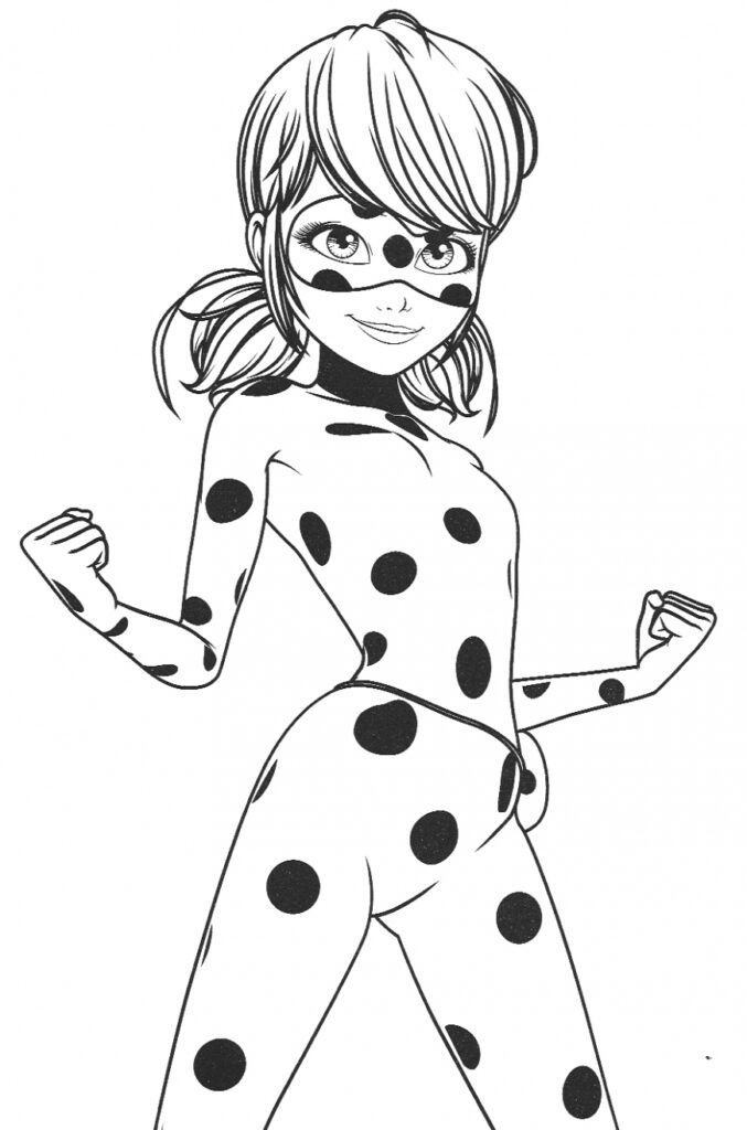 Printable Miraculous Ladybug Coloring Pages